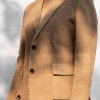 Tea dyed Eri Silk Peak collar SB Jacket